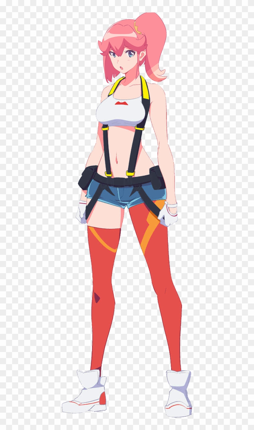 Anime, Pink Hair, Blue Eyes, Aina Ardebit, Promare - Aina Ardebit Clipart #5732350