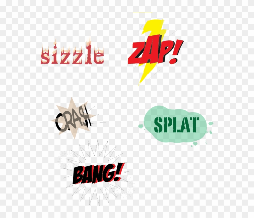 The Onomatopoeia Project Consisted Of Creatively Hearing - Summer Sizzle Clipart