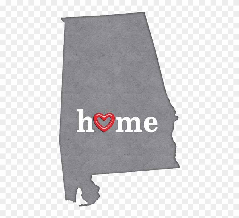 State Map Outline Oklahoma With Heart In Home Clipart