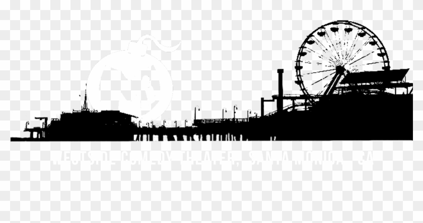Santa Monica Pier Clipart #5732873
