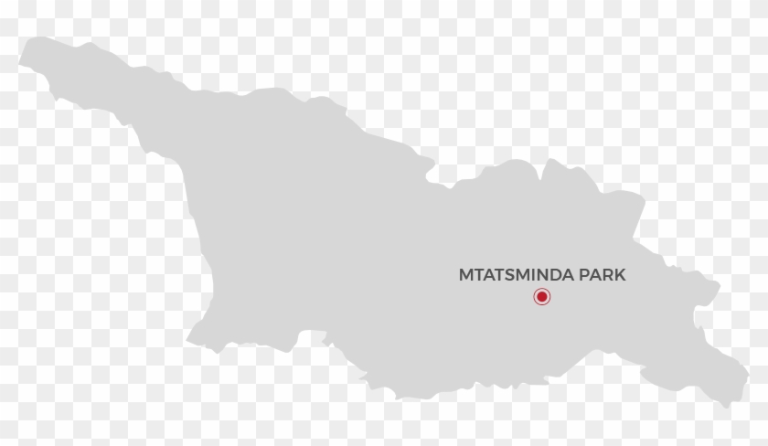 Mycaucasus Travel - Georgia Country Blank Map Clipart