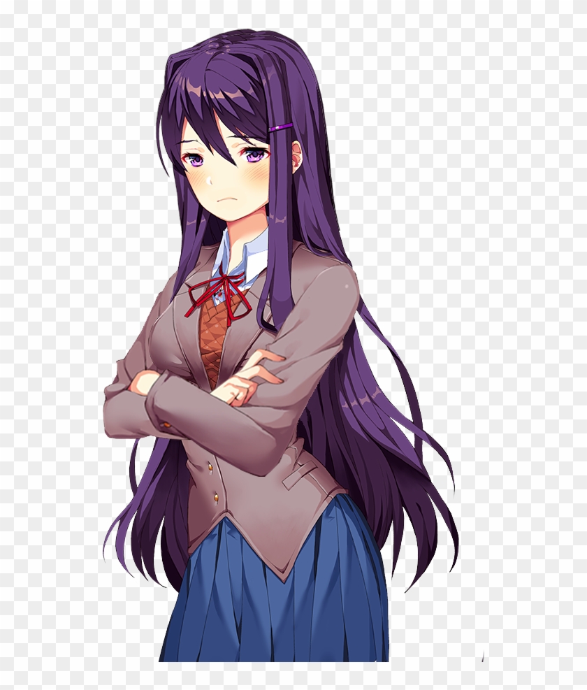 Doki Doki Literature Club - Doki Doki Literature Club Yuri Clipart #5733026