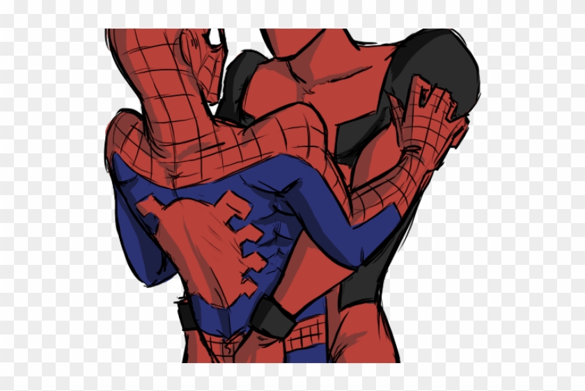 Deadpool Clipart Spiderman - Deadpool Spiderman Love - Png Download