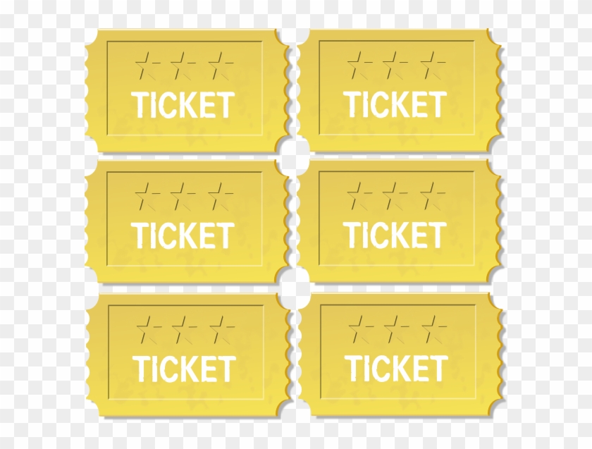 Banner Free Stock Blank Golden Template - Golden Ticket Free Printable Clipart