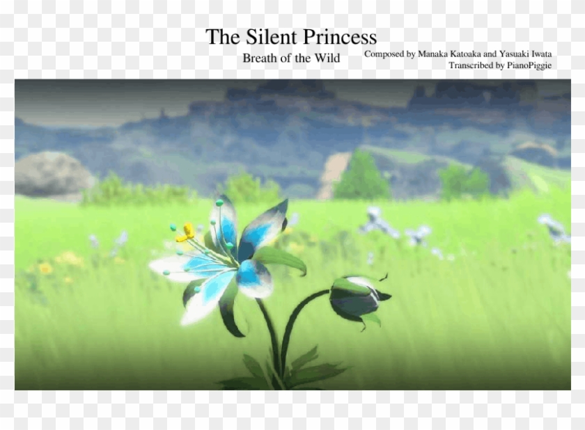 The Silent Princess [zelda's Lullaby In Botw] - Breath Of The Wild Flower Clipart #5733363