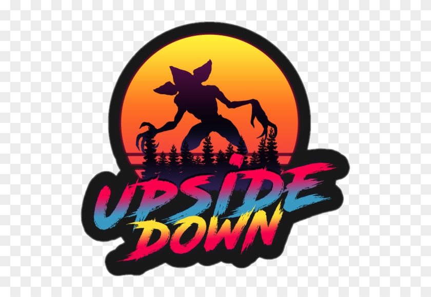 #strangerthings #demogorgon #upsidedown #mundoinvertido - Graphic Design Clipart