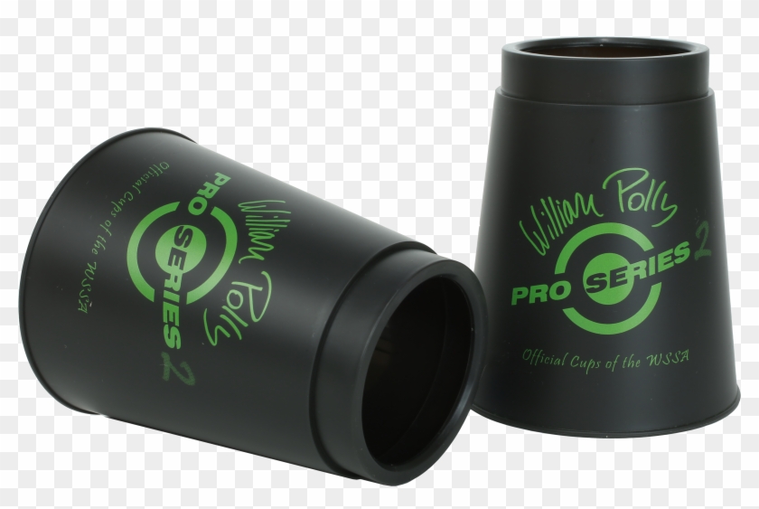 Two Ps2 Black Cups-2 - Speed Stacks Pro Series Clipart #5733945