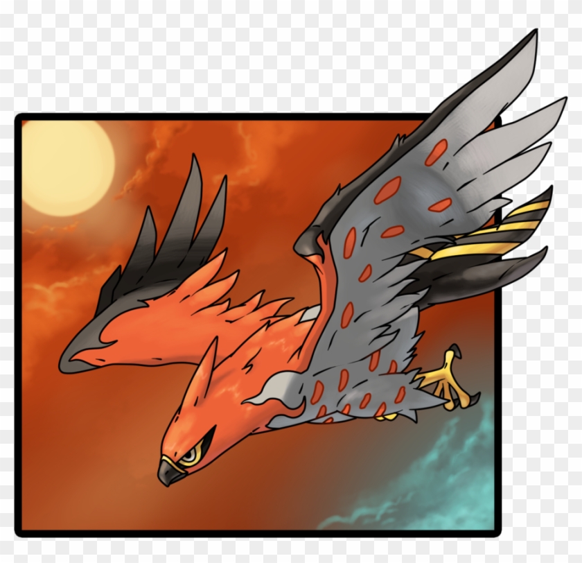 View Talonflame Sun , - Talonflame Art Clipart #5734490