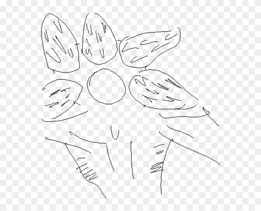 Hi My Name Is The Demogorgon And Good Morning - Line Art Clipart