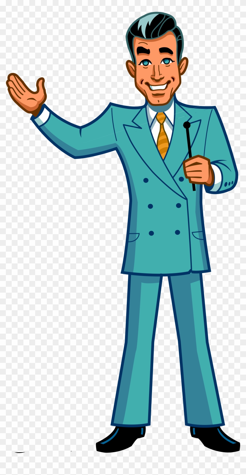 Game Show Host - Transparent Game Show Host Clipart - Png Download #5734761
