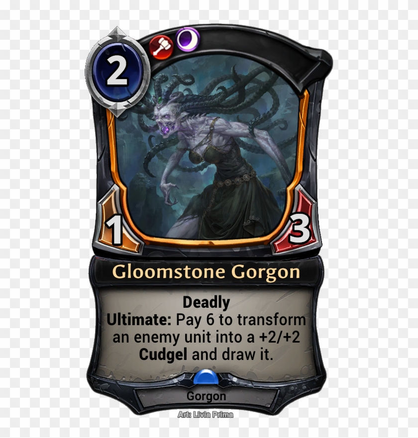 Gorgon Bull Png - Eternal Card Game Scream Clipart