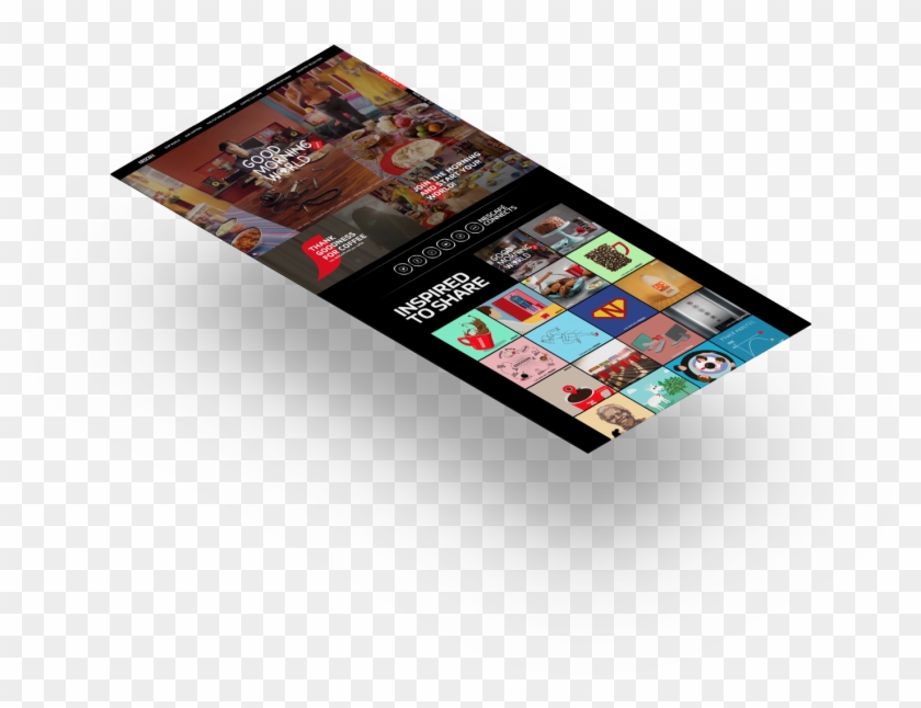 With A Seamless Tumblr Platform, Nescafé Remains At - Smartphone Clipart