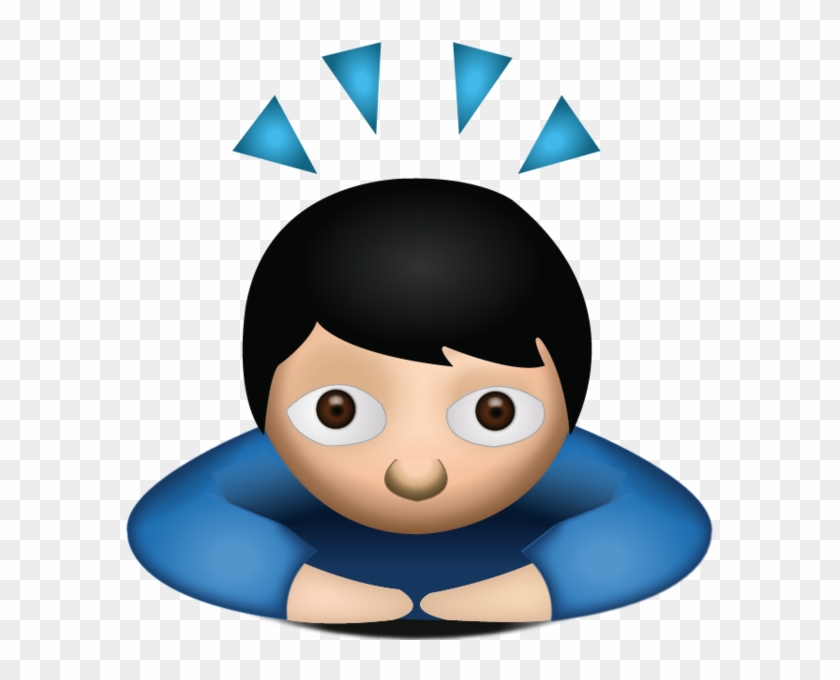 Man Bowing Emoji Clipart #5734953