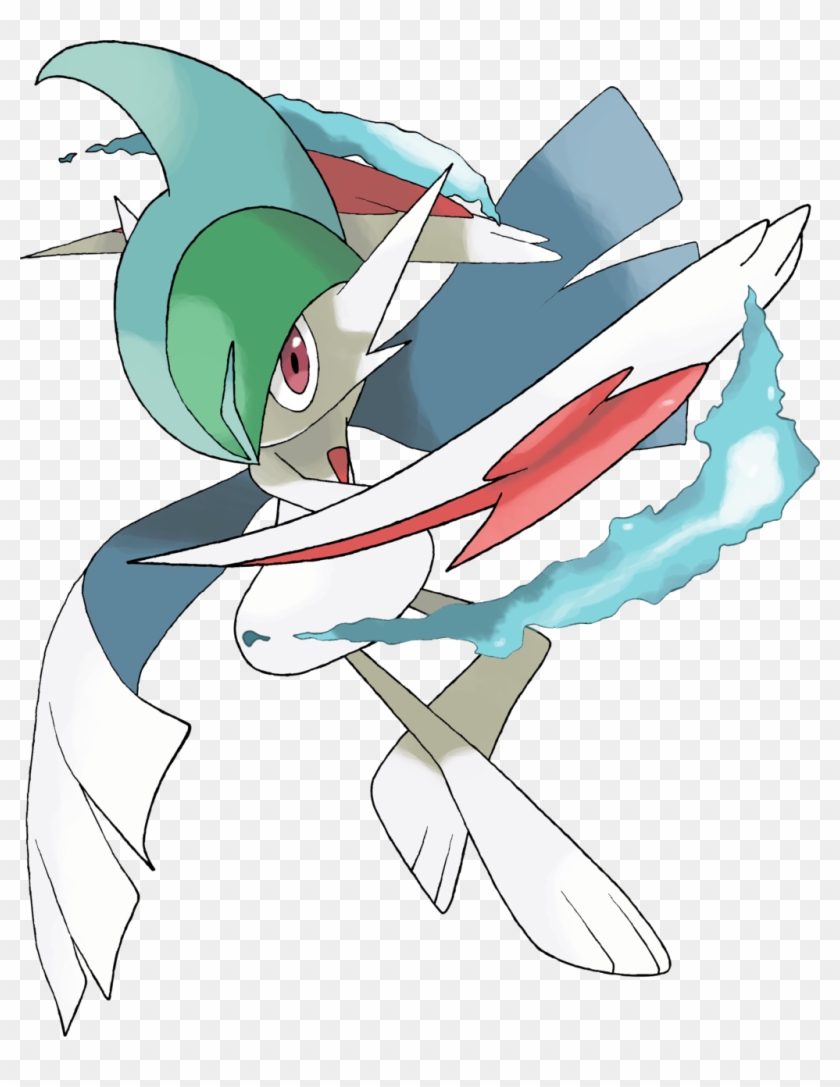 Gallade Png - Mega Gallade Y Mega Gardevoir Clipart