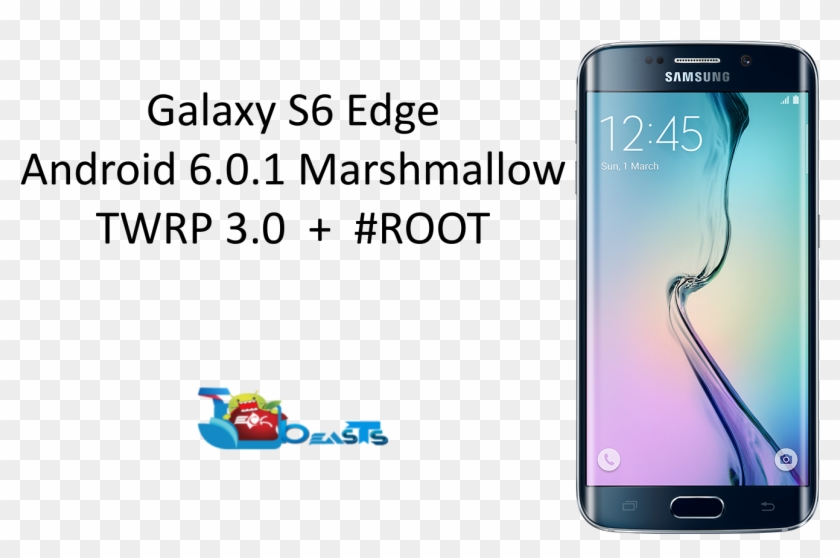 Galaxy S6 Edge Gallery Front Black - Power Button Samsung S6 Clipart