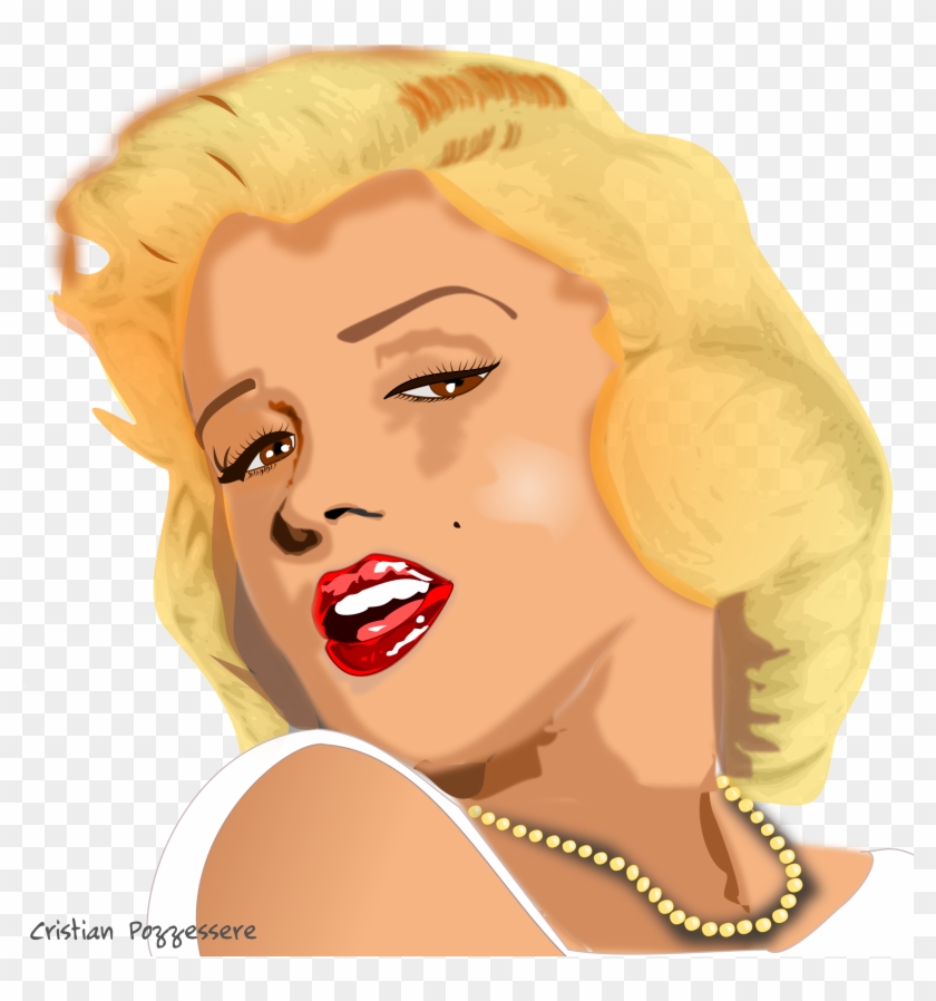 Go To Image - Marilyn Monroe Clip Art - Png Download