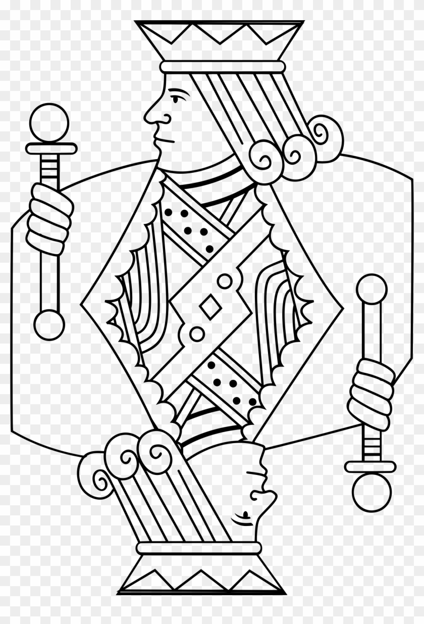 This Free Icons Png Design Of Jack Line Drawing - Jack Playing Card Drawing Clipart