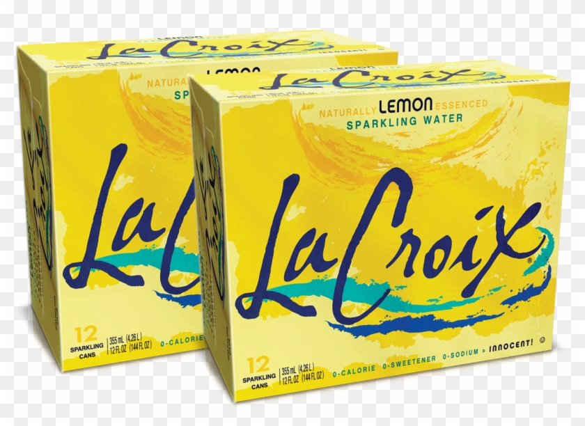 La Croix Sparkling Water Lemon 12 Pk 12 Oz Clipart