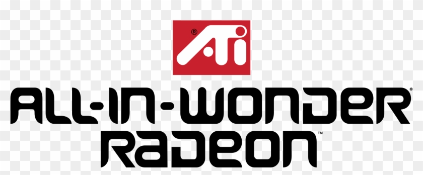 Ati All In Wonder Logo Png Transparent - Ati Radeon Clipart #5736342