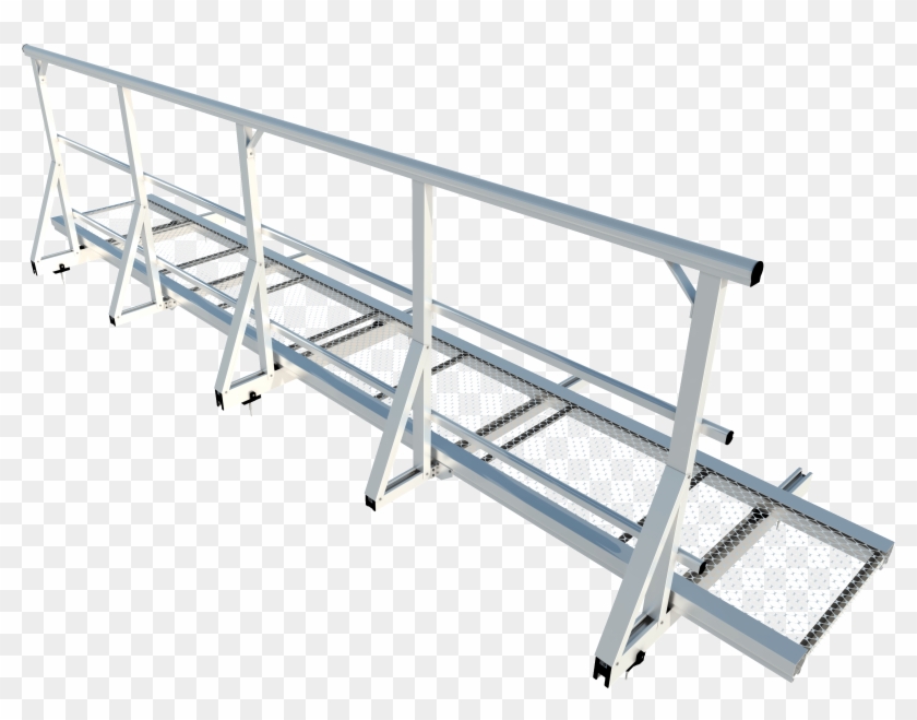 Smartwalk Non Levelled Single Handrail , Png Download - Stairs Clipart #5736796