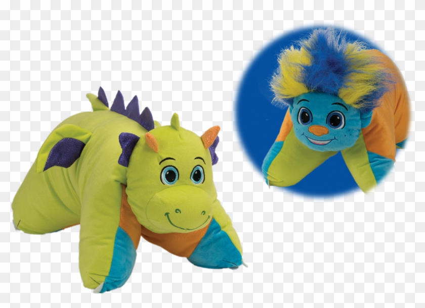 Flip 'n Play Friends 2 In 1 Plush To Pillow Troll To - Stuffed Toy Clipart