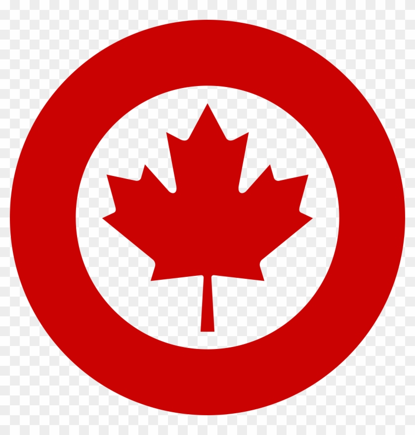 Rcaf Roundel Proposal 1 - Canadian Air Force Symbol Clipart