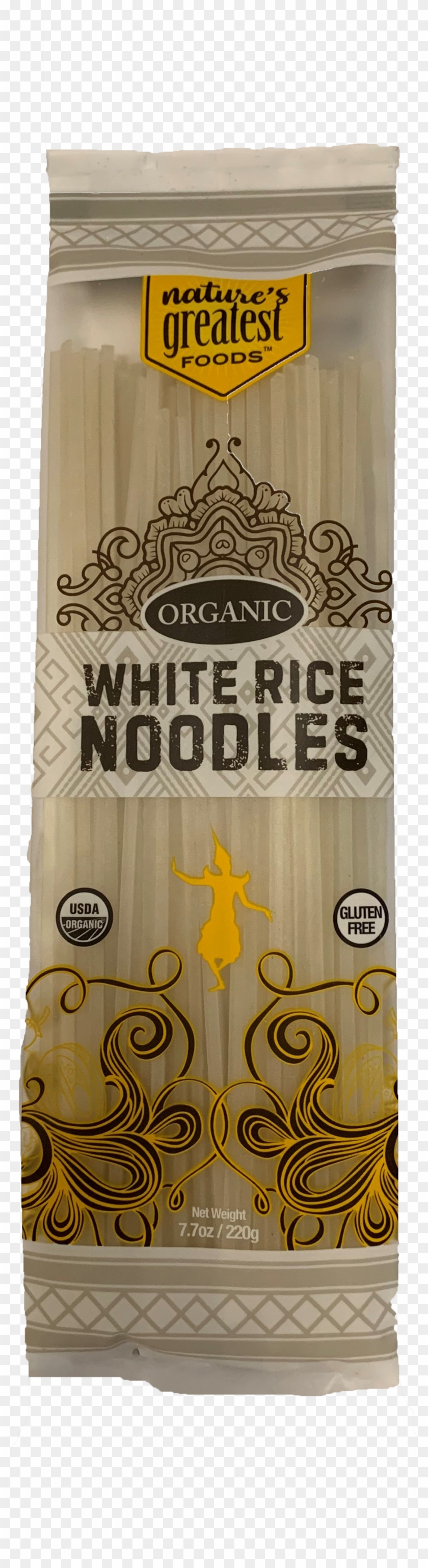Organic White Rice Noodles - Cappuccino Clipart