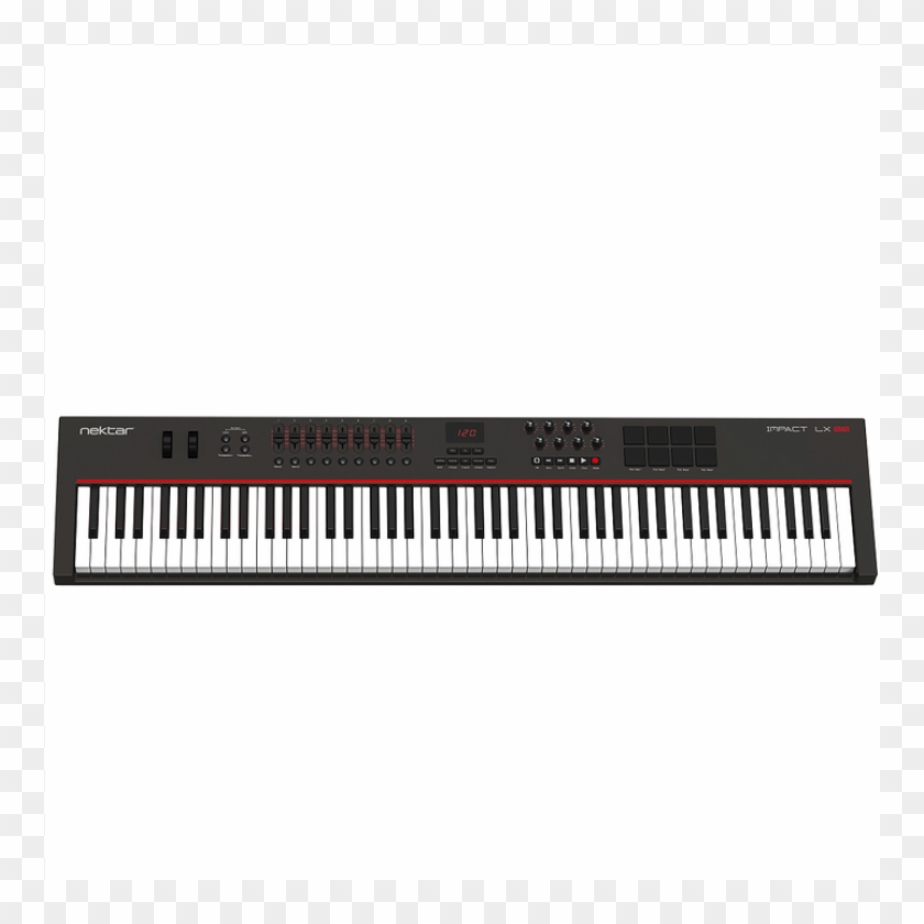 Nektar Impact Lx88 Midi Keyboard - Musical Keyboard Clipart #5737673