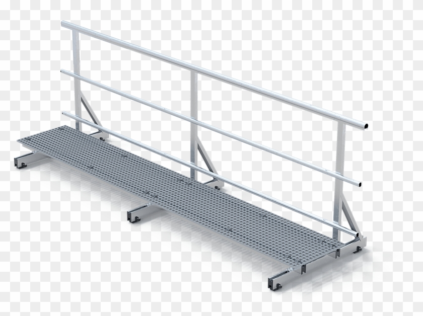 Skywalk Non Levelled Single Handrail - Handrail Clipart