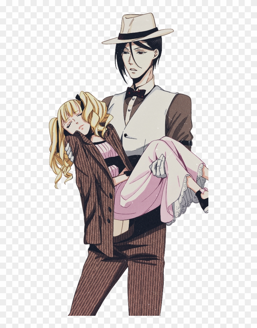 Black Butler Ciel, Black Butler Kuroshitsuji, Black - Black Butler Sebastian And Elizabeth Clipart