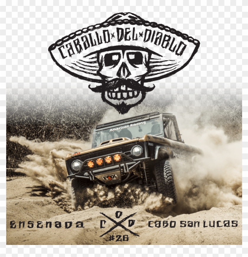 Born In Detroit, Built For Baja - Off-road Vehicle Clipart