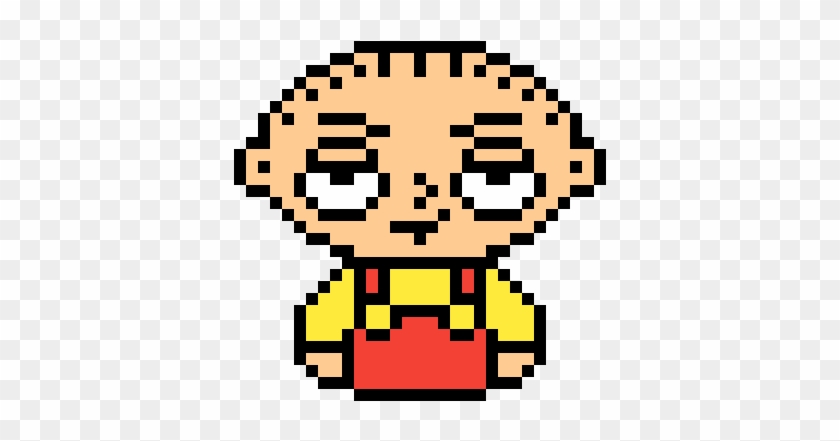 Stewie Griffin Minecraft Pixel Art Clipart