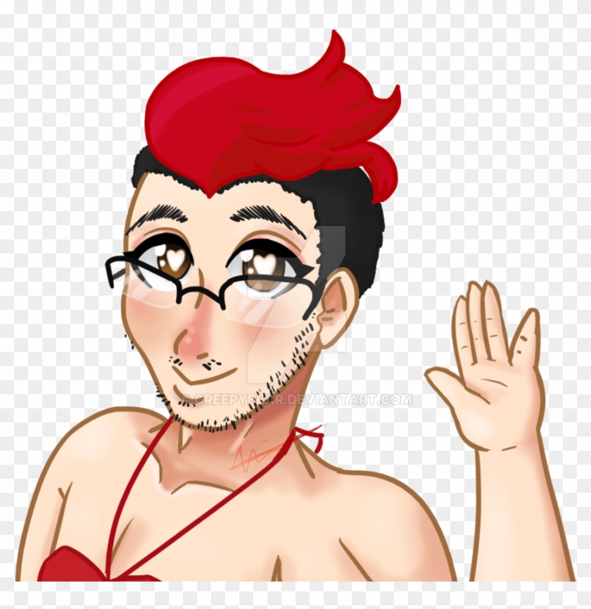 Huniecam Mark By Creepybear Markiplier, Youtube - Cartoon Clipart #5739773