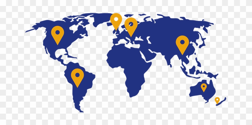 Locations In The World Currently Using The Fli-p™ - Black And White Free Printable Wall Clipart