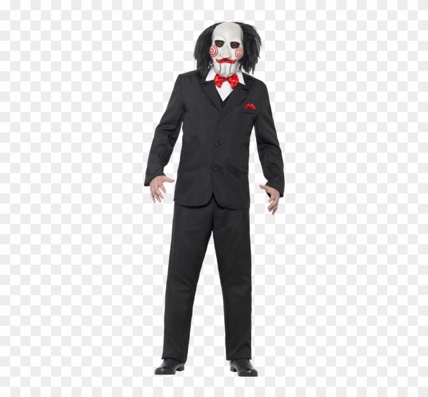 Saw Jigsaw Costume - Jigsaw Halloween Costume Clipart #5740037