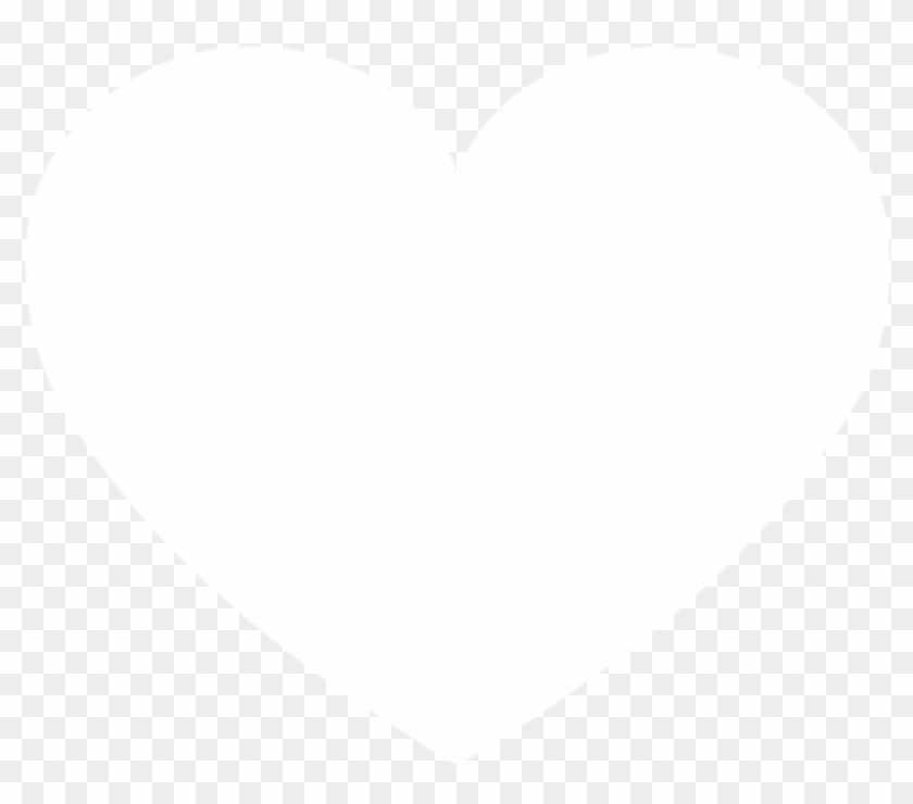 #white #heart - Transparent Background White Transparent Heart Clipart