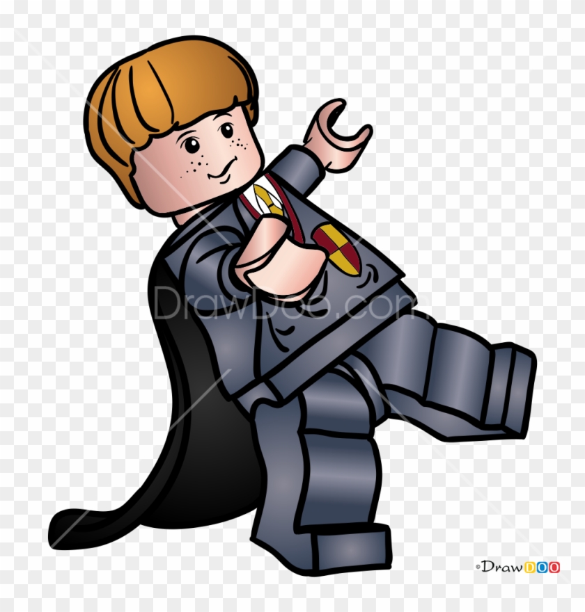 Draw Lego Ron Weasley Clipart #5740491