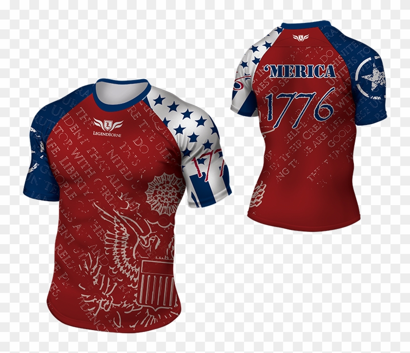 'merica Jersey - Active Shirt Clipart #5740525