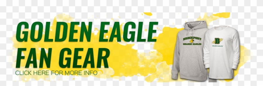 Golden Eagle Fan Gear - Brockport Golden Eagles Clipart #5741534
