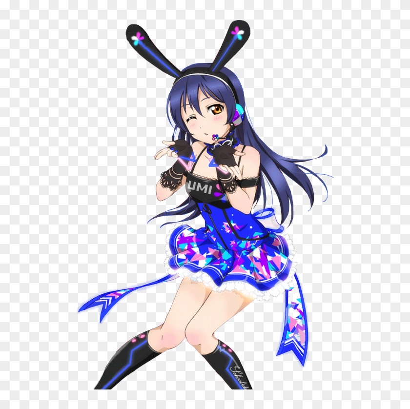 Umi Sonoda Cyber Set Idolized Transparent Request Llsif - Love Live Cyber Outfits Clipart #5741788