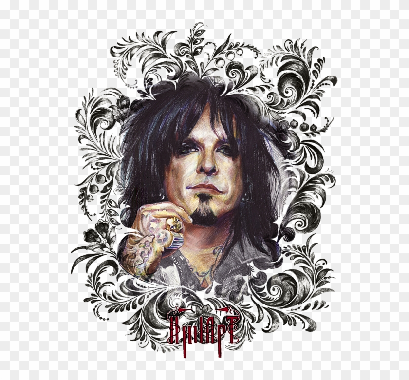 Bleed Area May Not Be Visible - Motley Crue Drawings Clipart #5741827