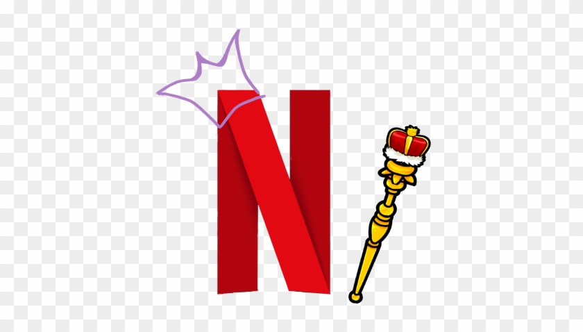 Netflix Taking Over Media Market - Illustration Clipart