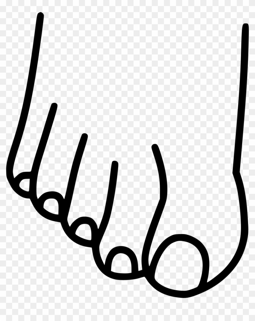 Pedicure Svg Png Icon Free Download - Pedicure Black And White Png Clipart