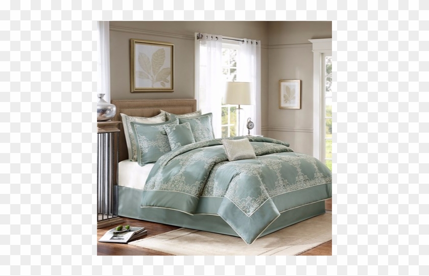 Comforter Sets King Blue Green Clipart #5742309