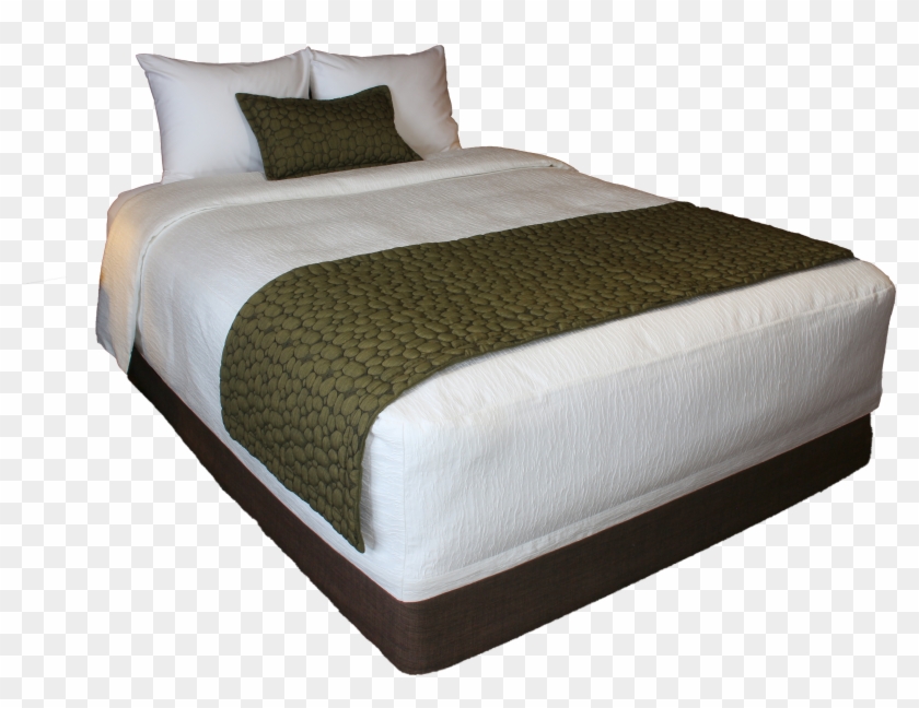 Quick N Easy Bedding, Driftwood White Coverlet - Bed Frame Clipart #5742425