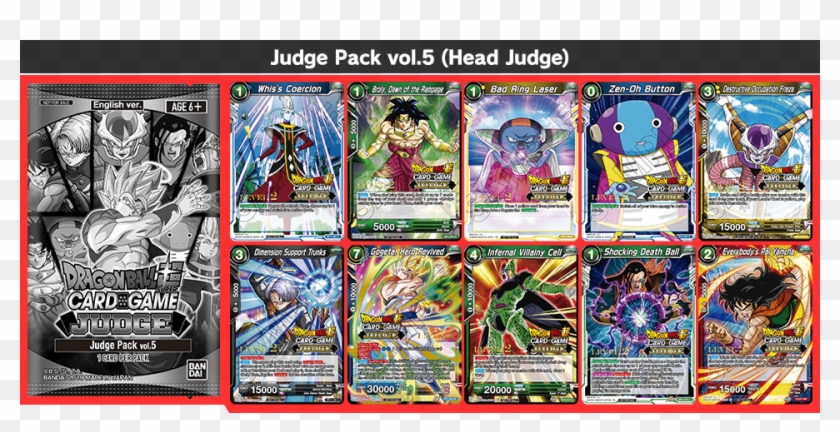 Judge Pack Vol - Judge Pack 6 Dbs Clipart #5743469