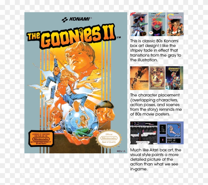 Why I Like The Goonies 2 Nes Box Art - Goonies 2 Nes Clipart