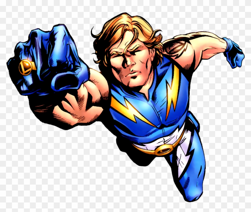 No Caption Provided No Caption Provided - Comic Lightning Lad Clipart