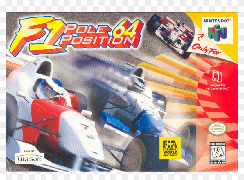 Details About F1 Pole Position N64 - N64 F1 Pole Position 64 Clipart #5743573