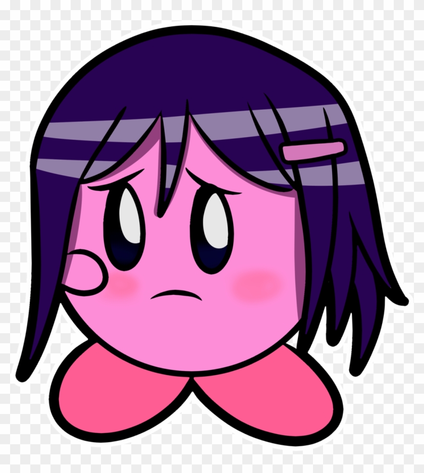 Violet's Trash Bin Doki Doki Kirby Club I Had To Draw - Doki Doki Literature Club Kirby Clipart